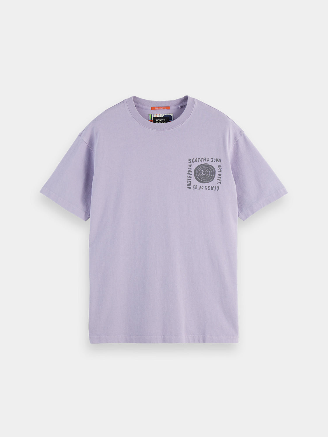 Washed artwork t-shirt - Scotch & Soda NZ