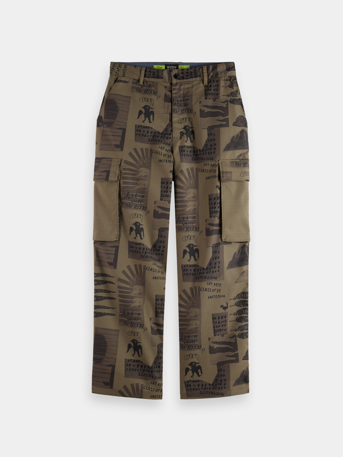 Printed cargo pants - Scotch & Soda NZ