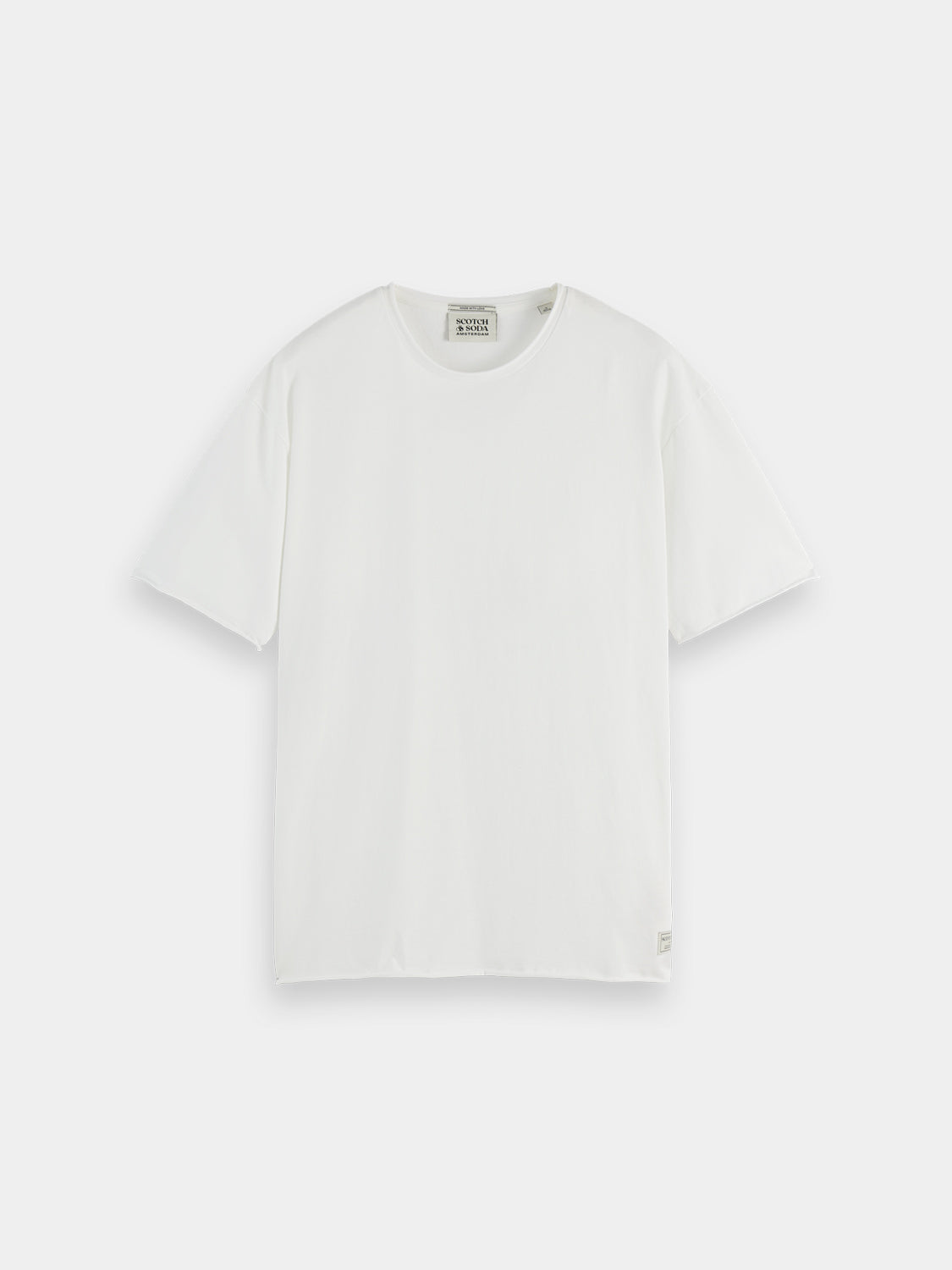 Raw edge t-shirt - Scotch & Soda NZ