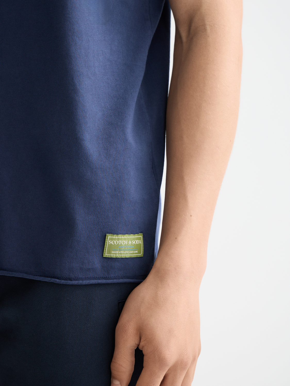 Raw edge t-shirt - Scotch & Soda NZ