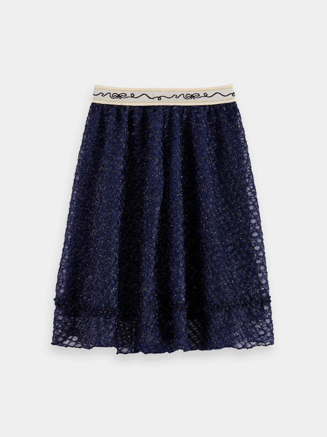 Kids - Lurex midi skirt - Scotch & Soda NZ