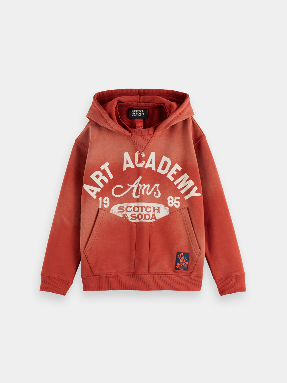 Kids - Artwork hoodie - Scotch & Soda NZ