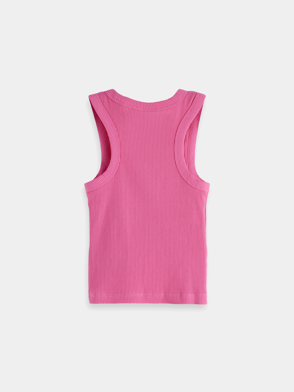 Kids ribbed tank top by Scotch & Soda, navy blue sleeveless shirt with ribbed texture for casual wear.