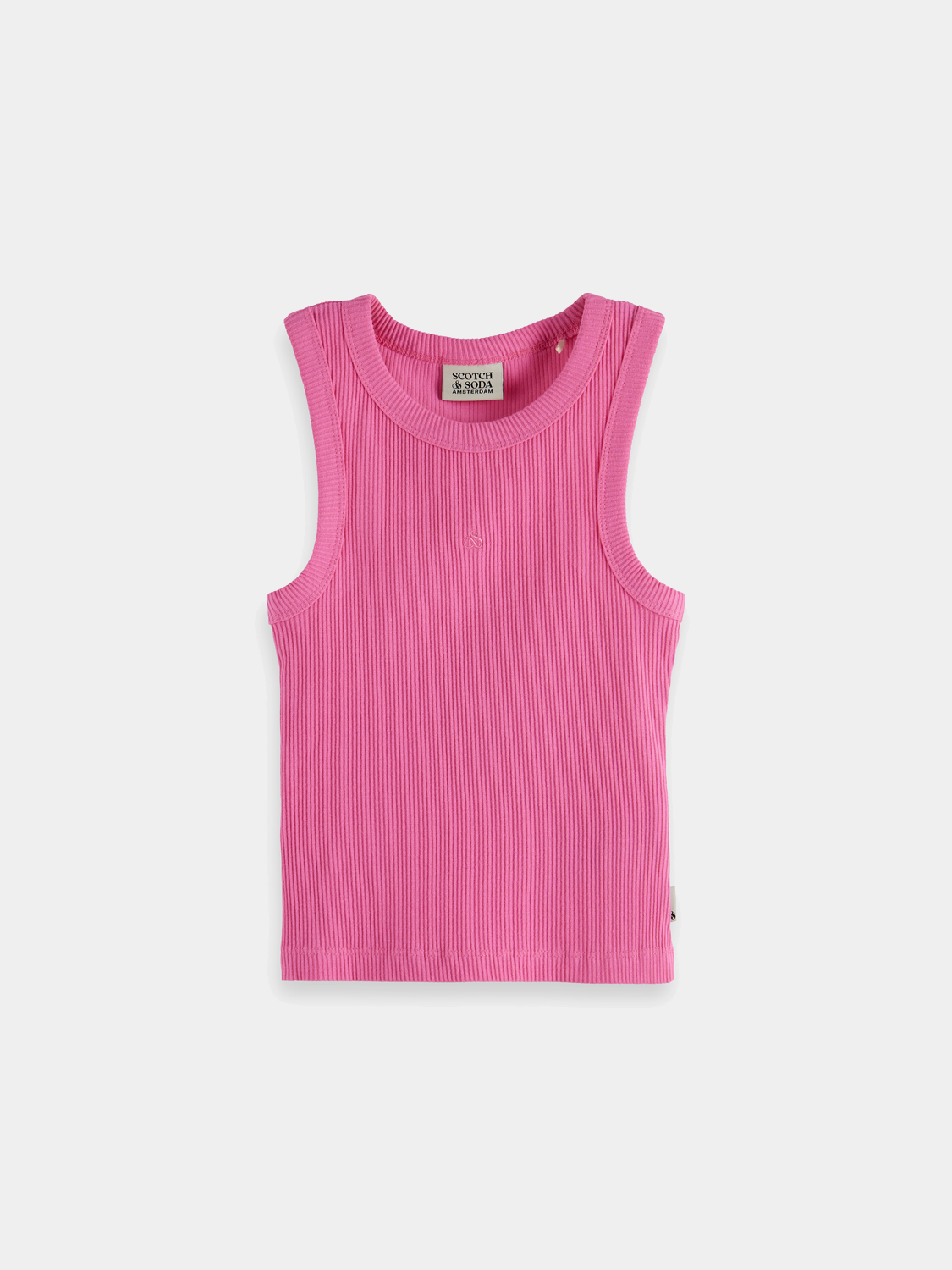 Kids' ribbed tank top by Scotch & Soda, featuring a sleeveless design in a comfortable, casual style.