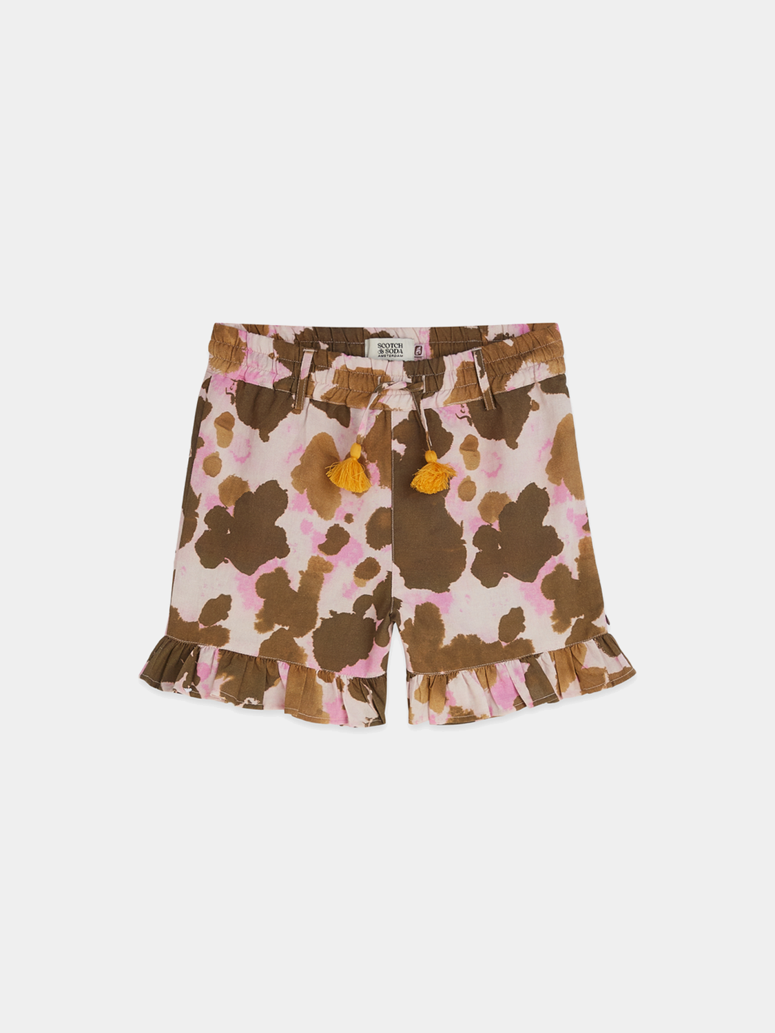 Kids' printed shorts from Scotch & Soda featuring colorful, playful design, perfect for casual wear and summer outfits.