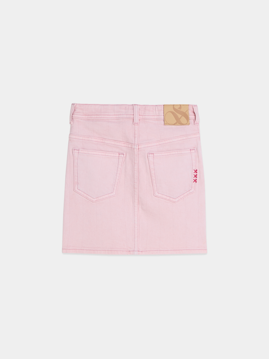 Kids denim mini skirt by Scotch & Soda featuring classic blue denim fabric and a stylish, casual design.