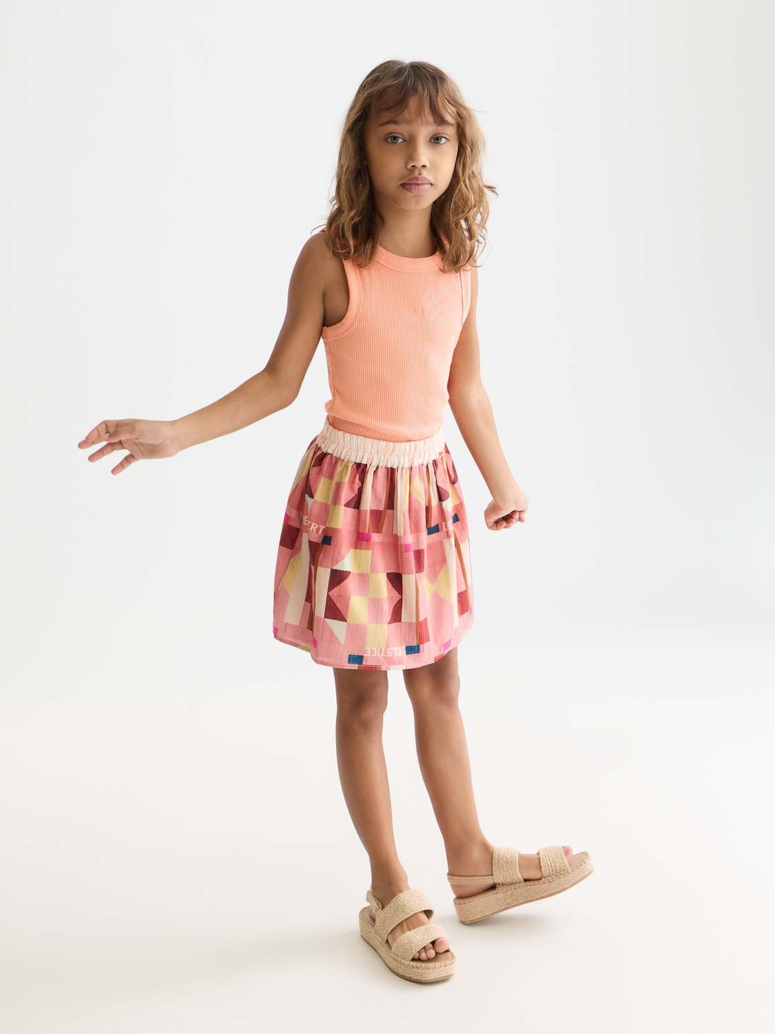 Kids' ribbed tank top by Scotch & Soda, featuring a comfortable fit and classic design in vibrant colors.