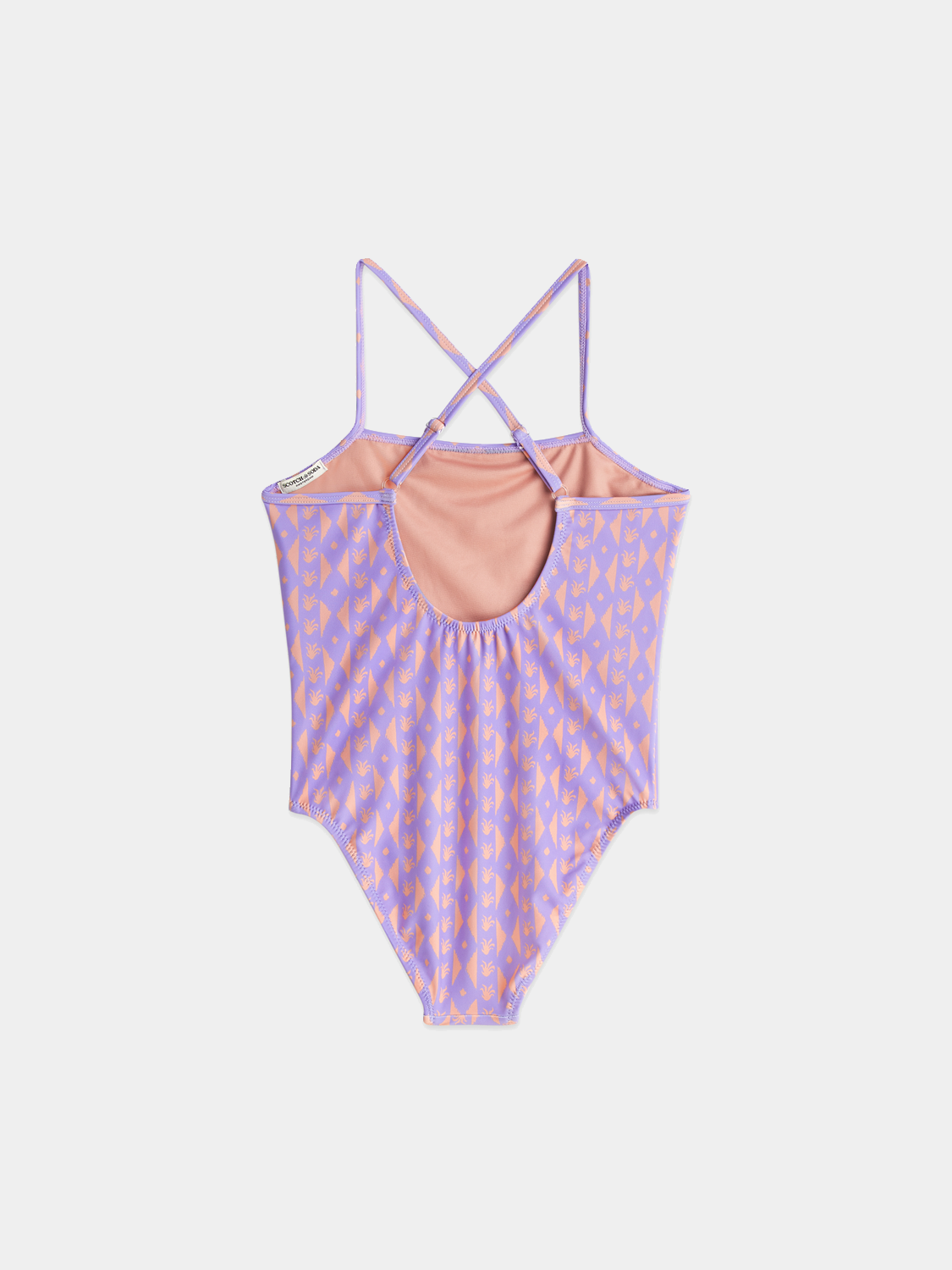 Kids printed swimsuit by SCOTCH & SODA featuring colorful, playful swimwear with a vibrant pattern and comfortable fit.