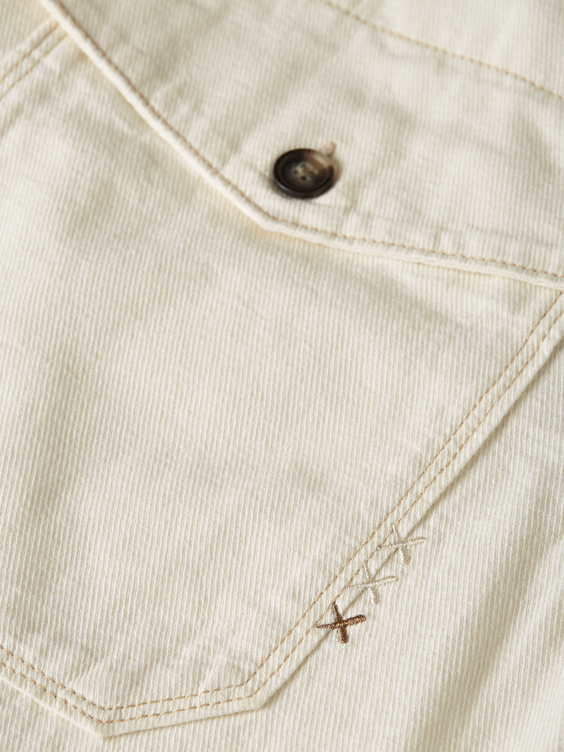 Light cotton-linen overshirt jacket from Scotch & Soda featuring a relaxed fit and neutral tones.