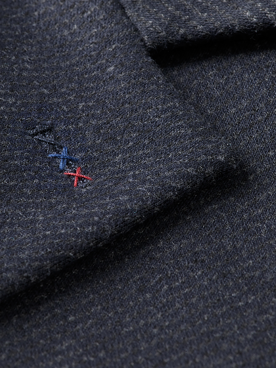 Men's single-breasted blazer by Scotch & Soda, tailored fit with classic lapel, in dark navy fabric.