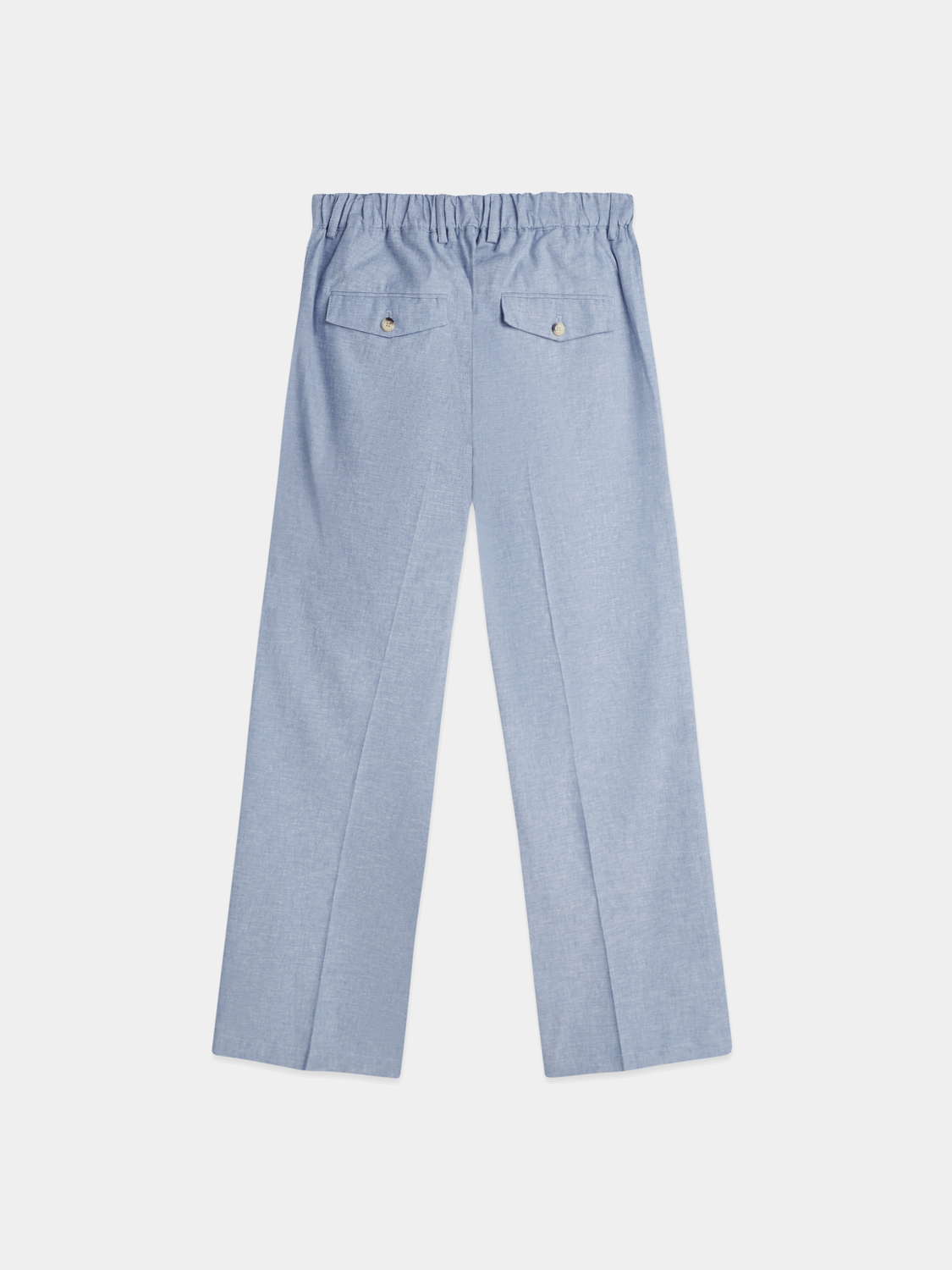 Black Scotch & SODA Otis straight-fit jogger pants with a relaxed fit and elastic waistband, displayed on a plain background.