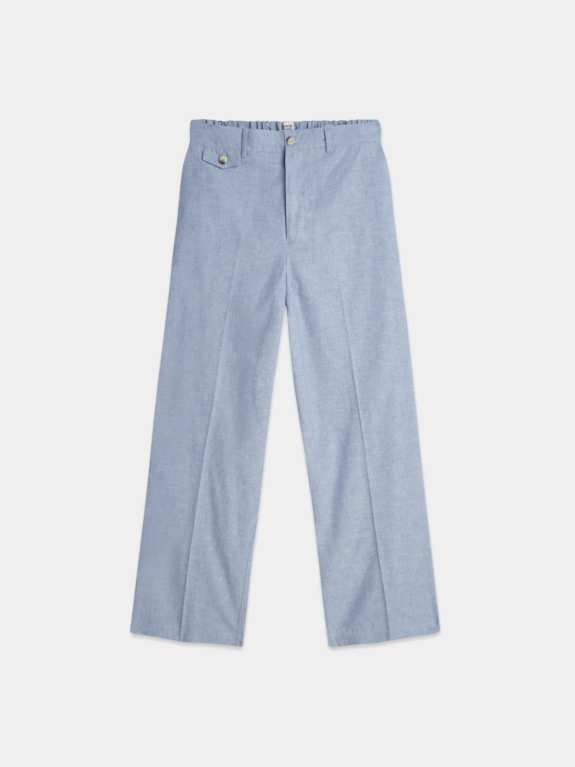 SCOTCH & SODA Otis straight-fit jogger pants in neutral fabric, featuring a relaxed fit and casual style.