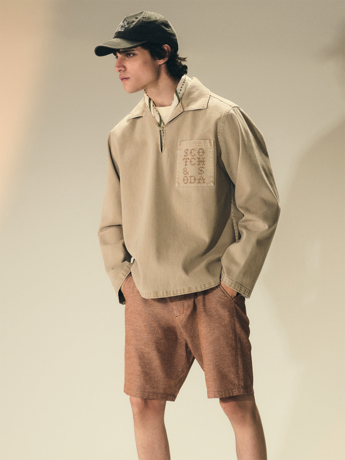 Washed overshirt
