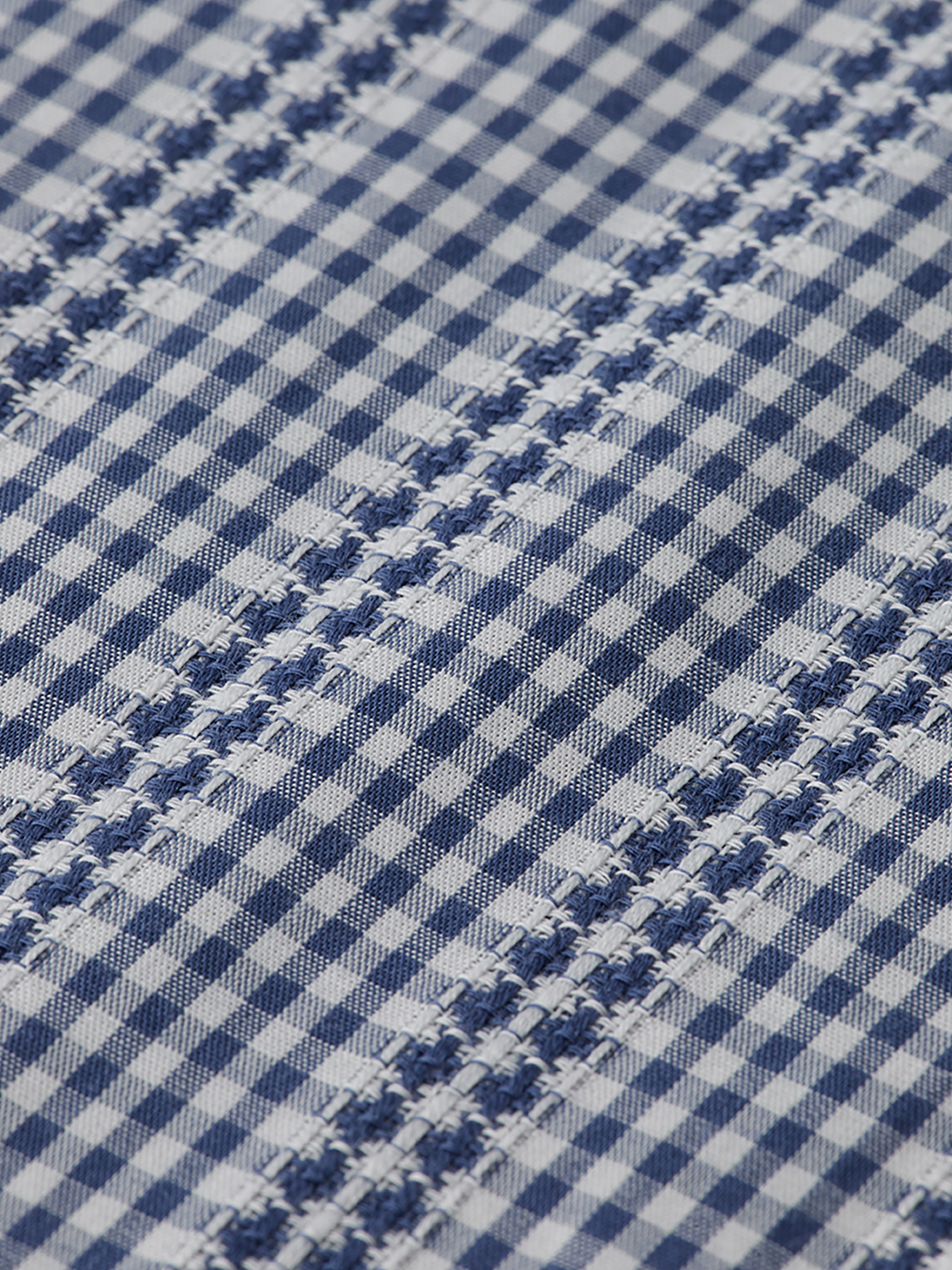 Long sleeve Scotch & Soda poplin microcheck shirt with classic collar and button-front, shown in a casual fit.