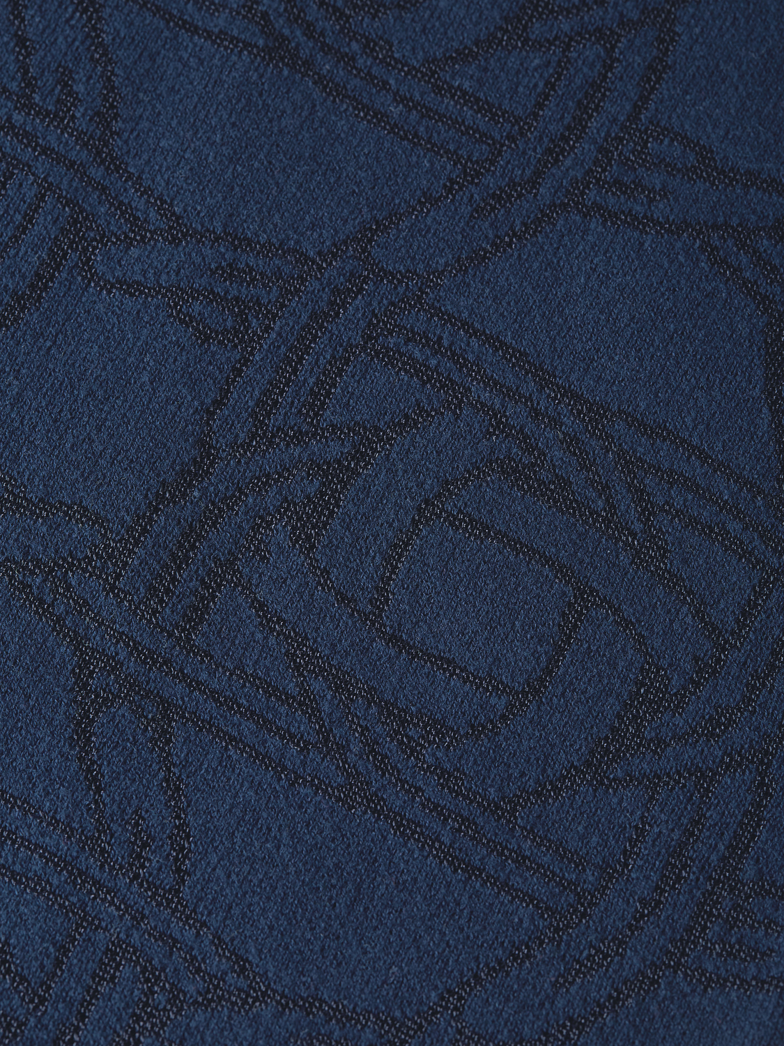 Knitted jacquard short-sleeved shirt by Scotch & Soda, featuring intricate knit pattern and short sleeve design.