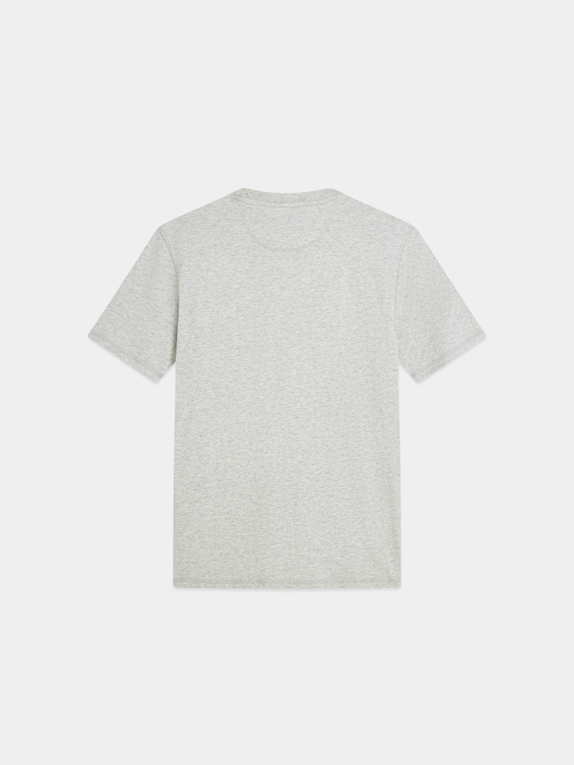 Scotch & Soda men's melange short sleeve T-shirt with a crew neck, featuring a soft textured fabric in a dark color.