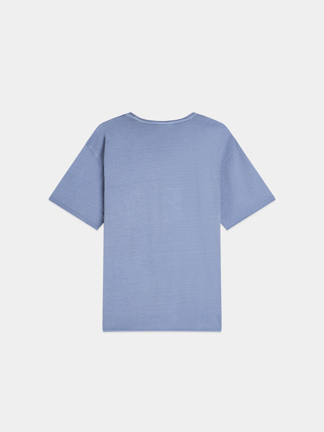 Black raw edge short sleeve t-shirt by Scotch & Soda, casual fit with distressed hem detail.