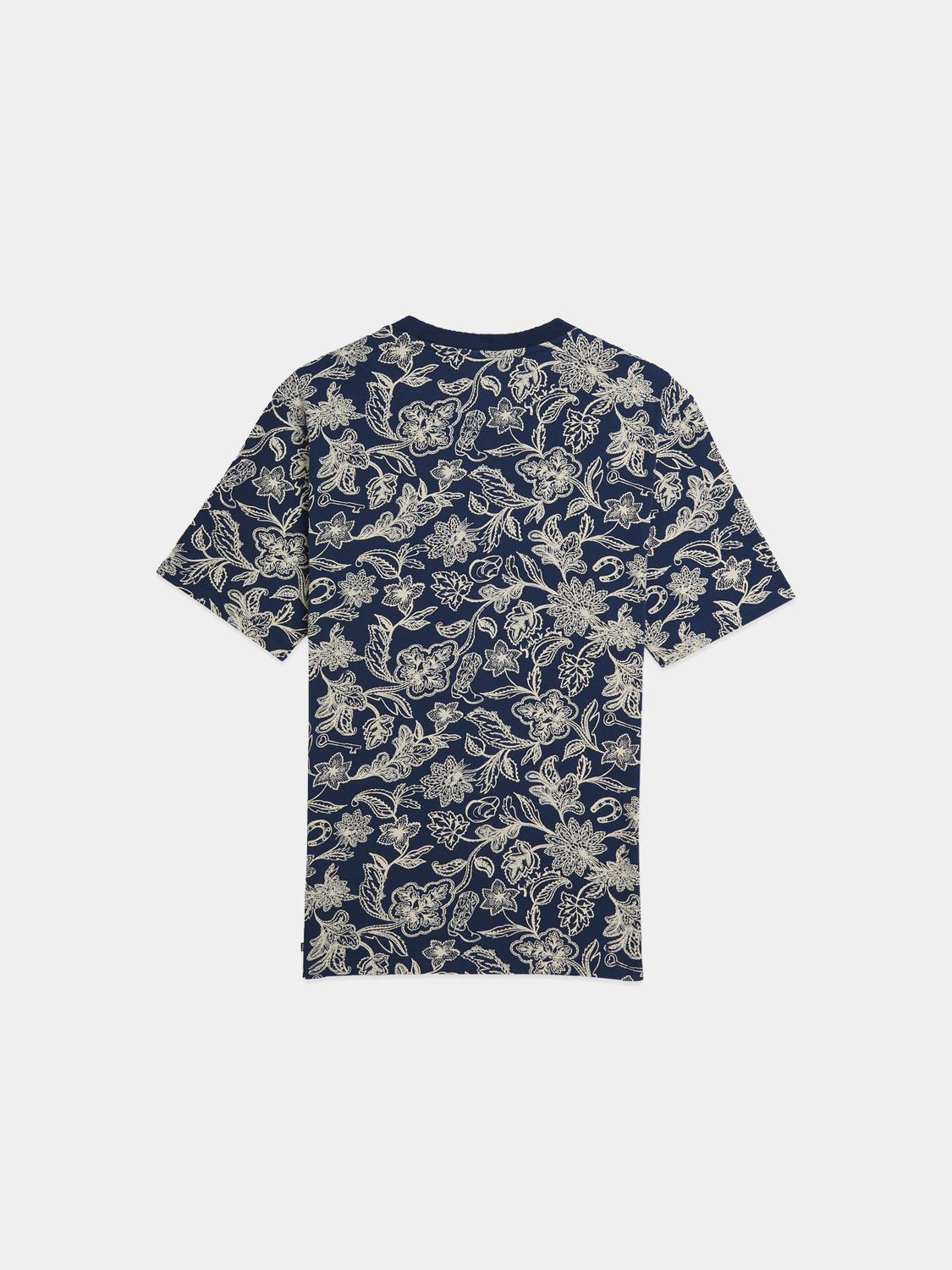 Printed S/S T-shirt by Scotch & Soda featuring a stylish design on the back, made from soft, comfortable fabric.