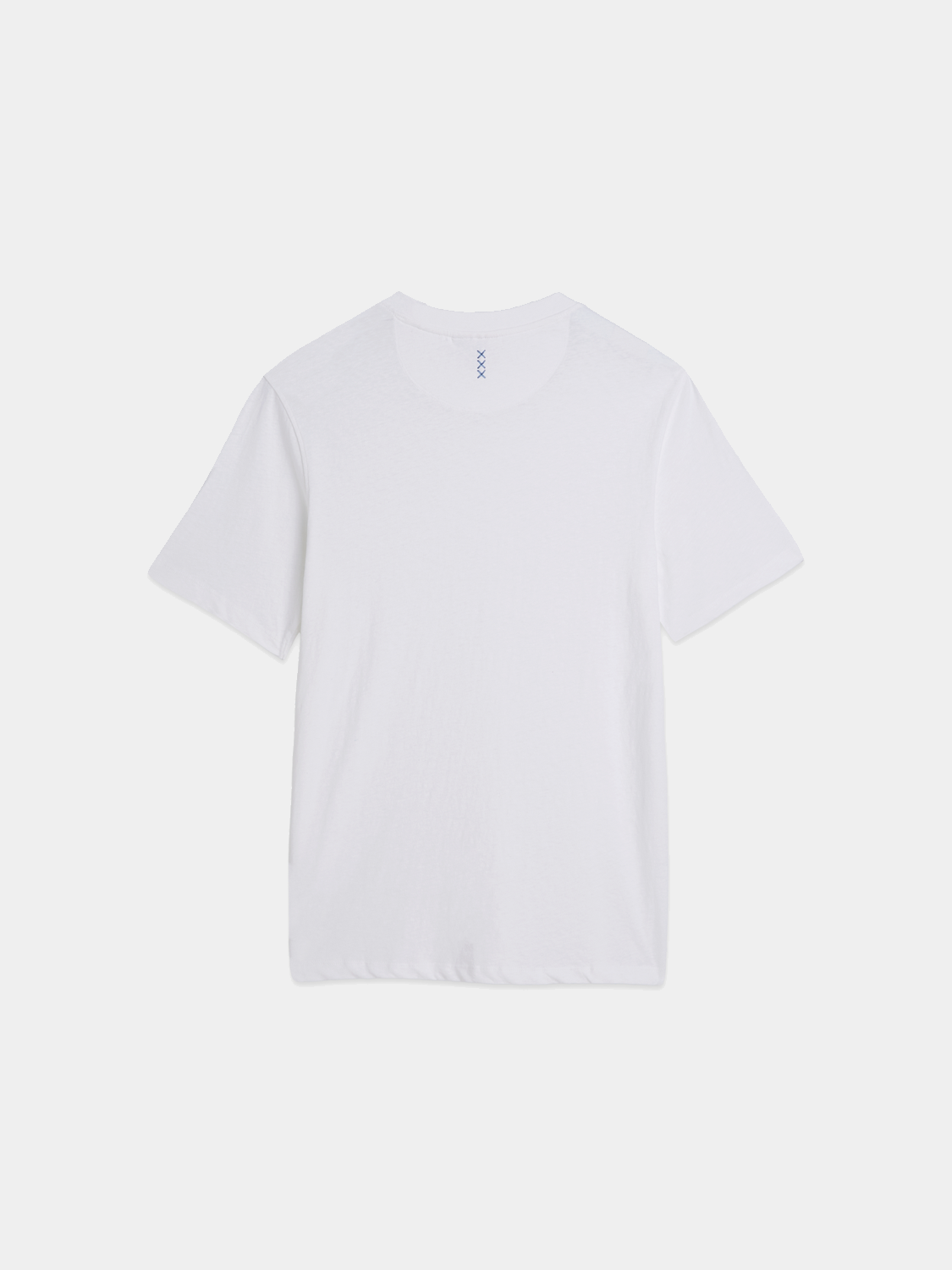 Black cotton-linen short sleeve t-shirt from Scotch & Soda with a casual fit and soft fabric texture.
