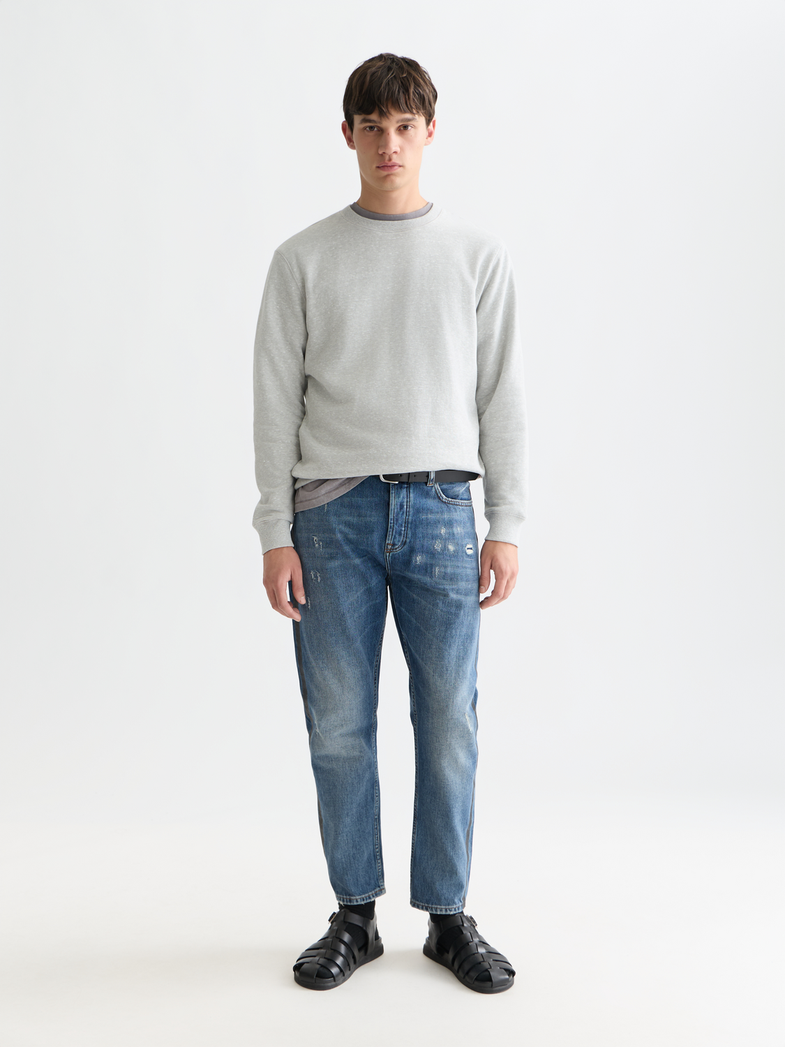 Scotch & Soda Melange sweatshirt, cozy sweatshirts in soft knit fabric with a stylish melange pattern and ribbed cuffs.