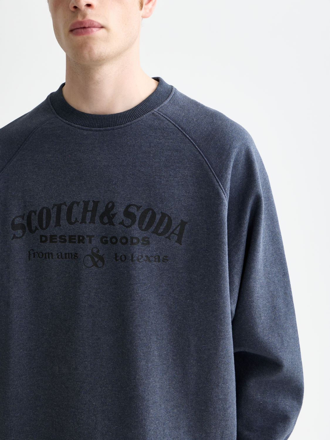 Scotch & Soda artwork sweatshirt featuring a stylish graphic design on soft, comfortable sweatshirt fabric.