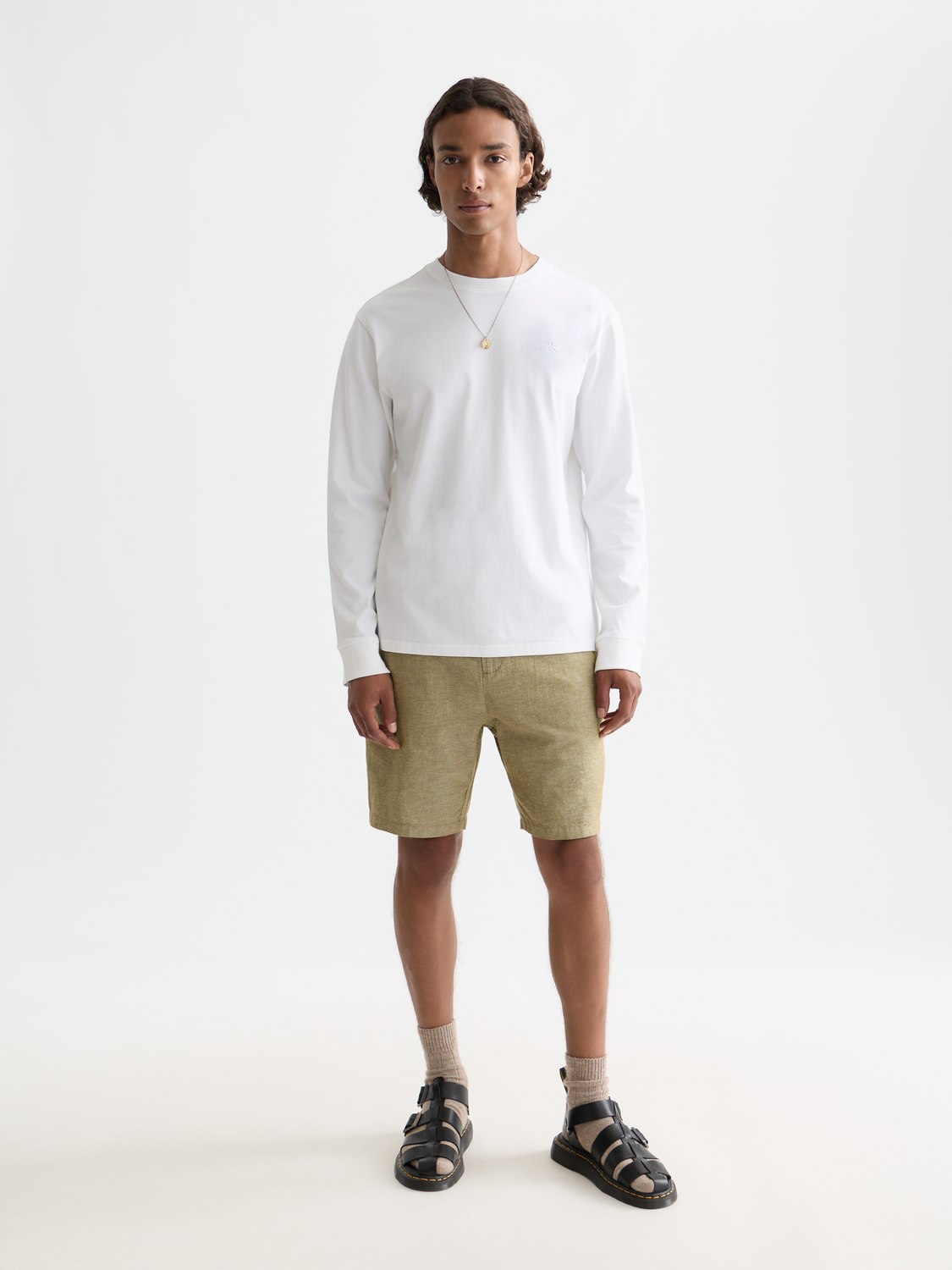 SCOTCH & SODA logo long-sleeved T-shirt featuring a front print, casual fit, and soft fabric, perfect for everyday wear.