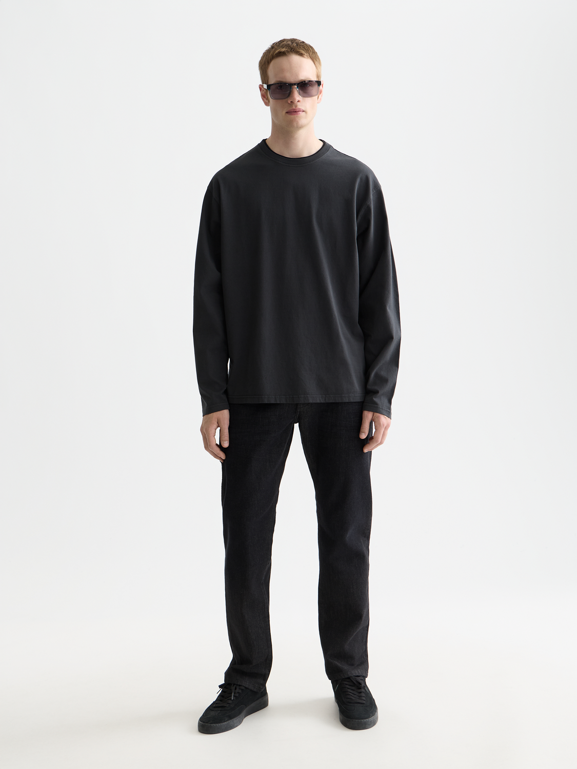 Long sleeve garment-dyed t-shirt by Scotch & Soda featuring a soft, casual fit and classic crew neckline.
