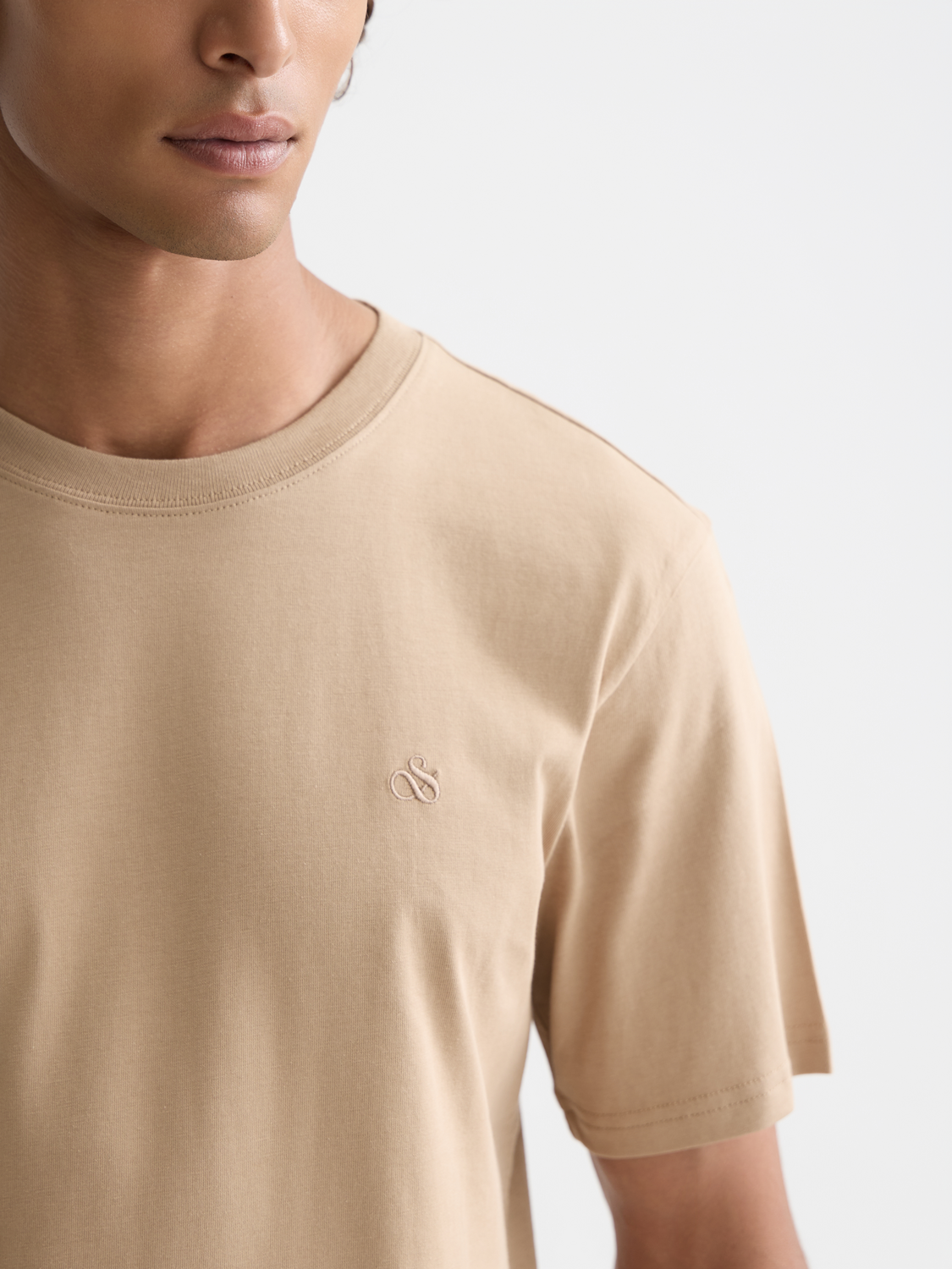 Short sleeve logo t-shirt by Scotch & Soda featuring a stylish logo design on soft cotton fabric.