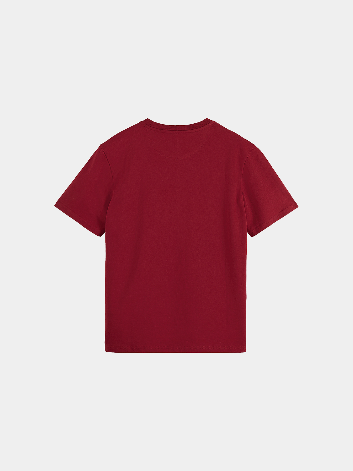 Black short-sleeve Scotch & Soda logo T-shirt with front graphic design, casual style for everyday wear.