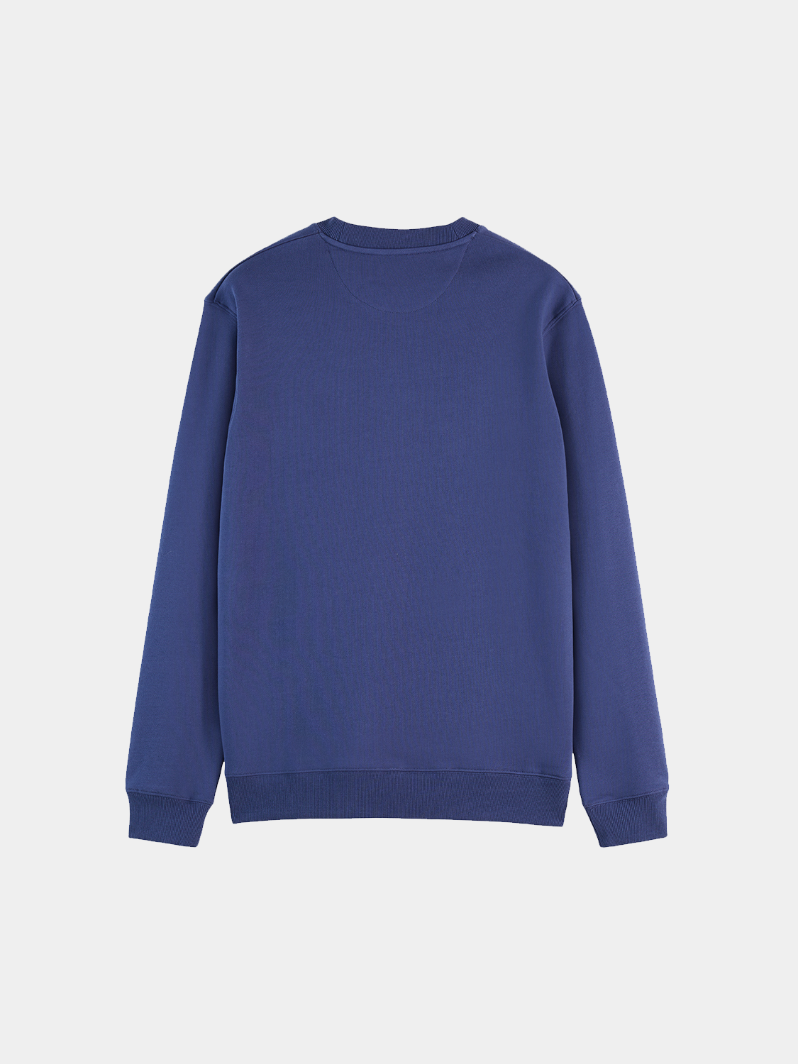 Black Scotch & Soda logo sweatshirt with a front chest logo and casual fit, made from soft, comfortable sweats fabric.
