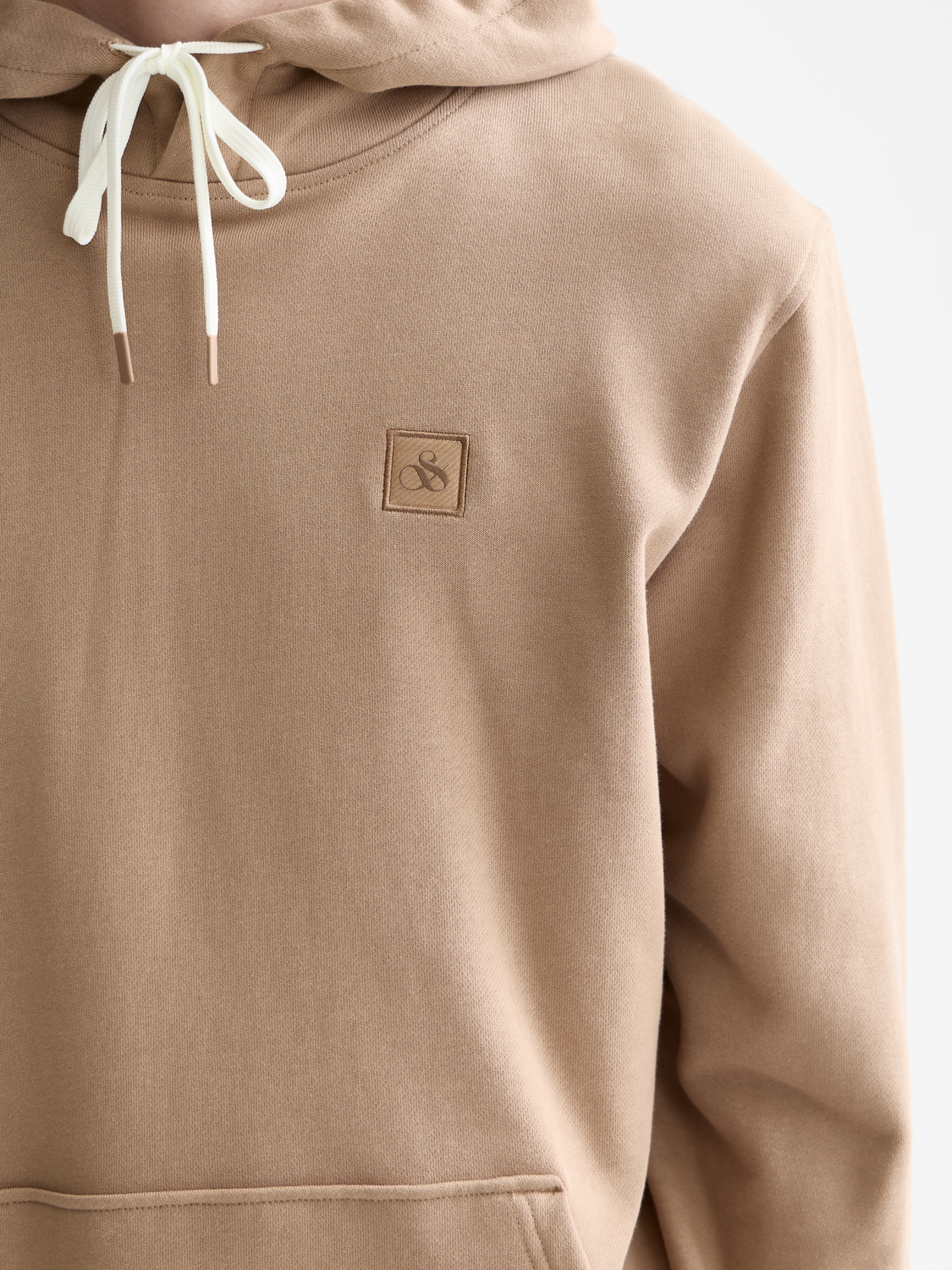 Scotch & Soda logo hoodie, casual sweatshirt with front logo design, soft fabric, and comfortable fit.