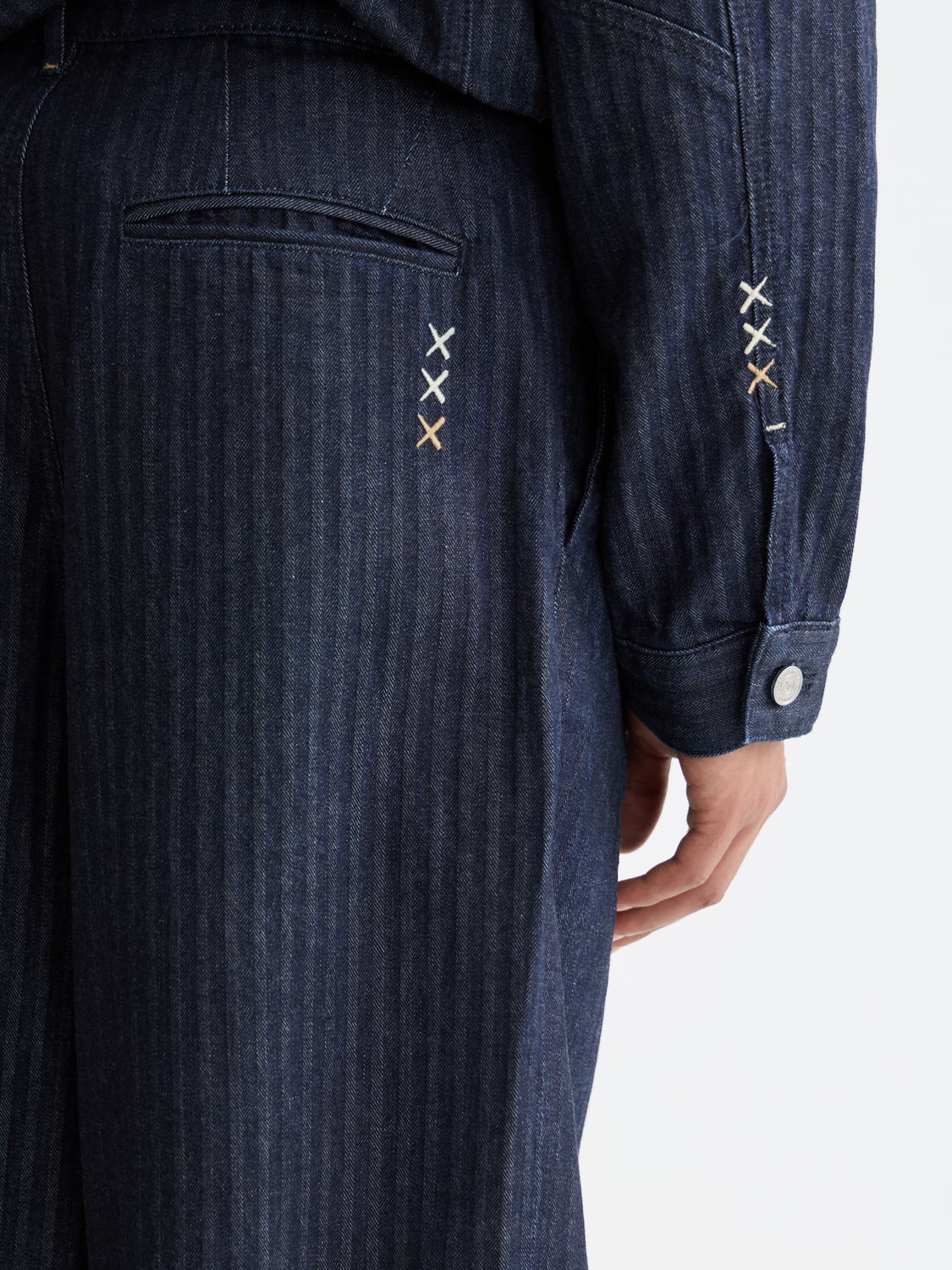 Loose-fit denim jeans from Scotch & Soda featuring classic five-pocket design and distressed detailing.