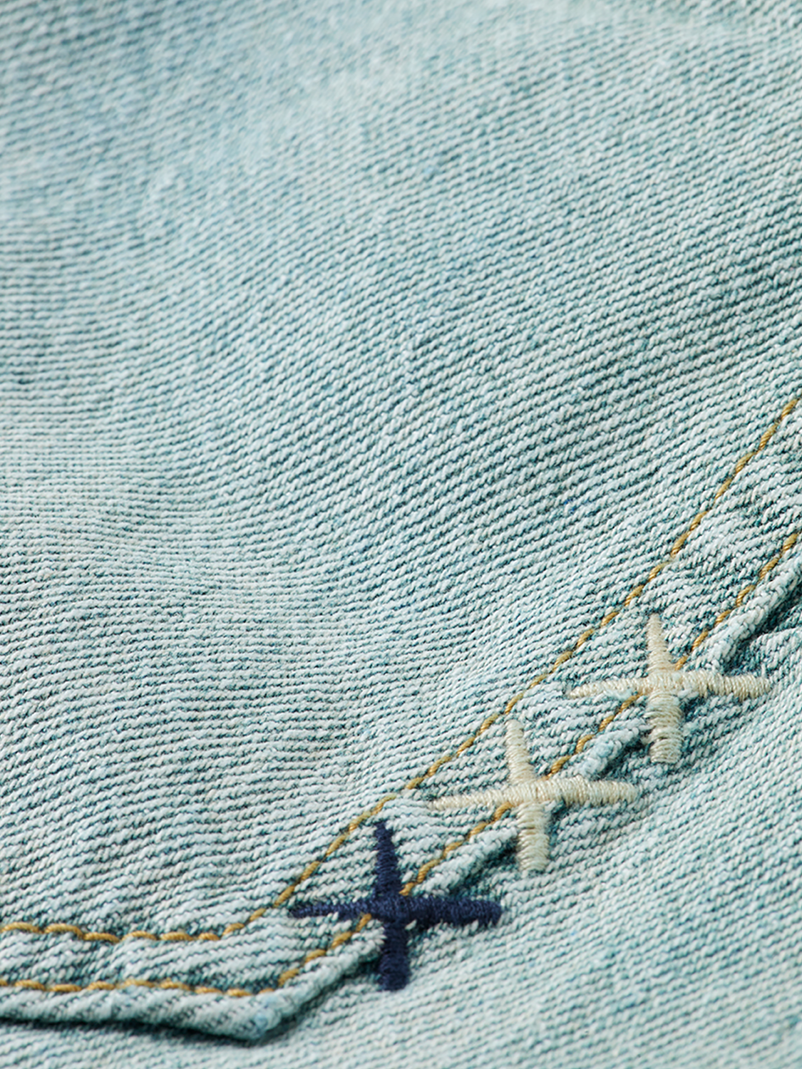SCOTCH & SODA Zee straight-fit denim jeans showing classic blue denim fabric and straight-leg design.
