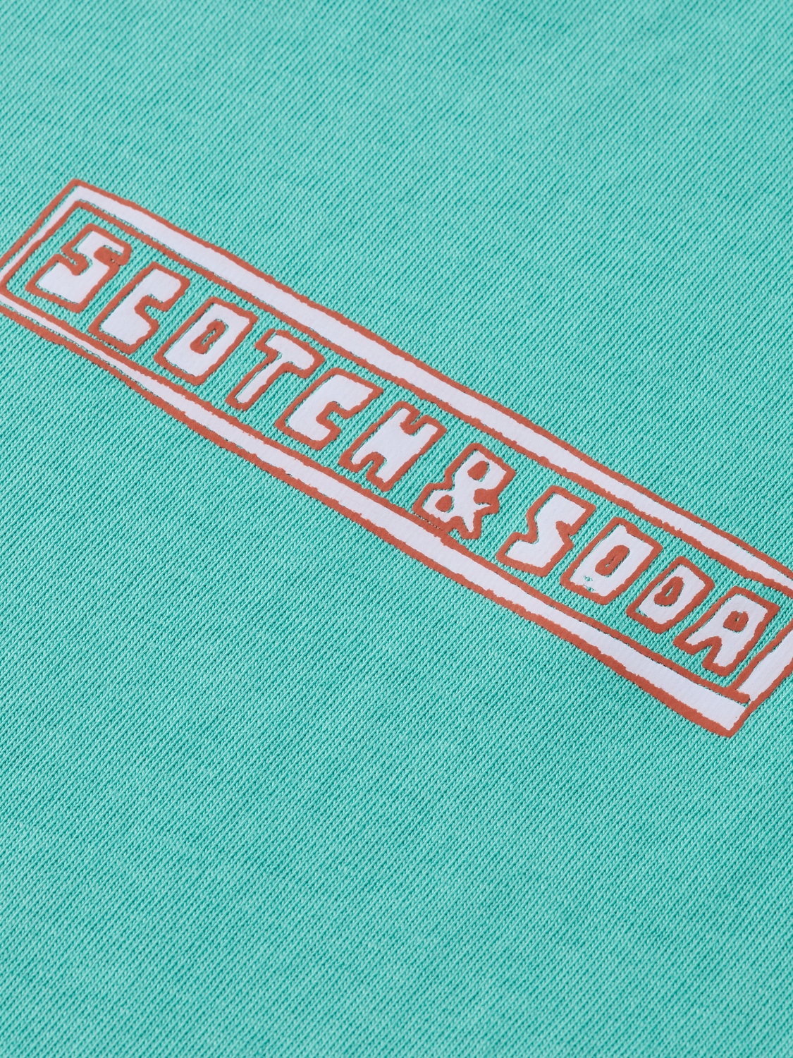Scotch & Soda short sleeve artwork t-shirt featuring a colorful printed design on soft fabric.