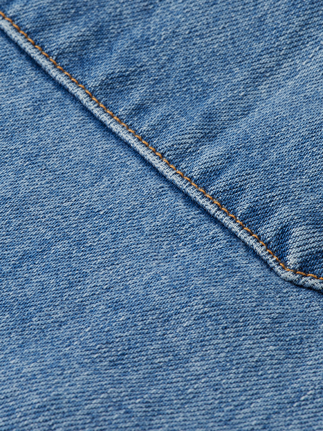 Long-sleeve washed denim shirt by Scotch & Soda featuring a classic collar and button-front design.