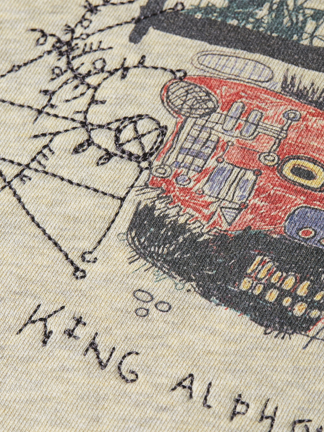 Scotch & SODA washed artwork hoodie featuring S&S x Basquiat design, soft cotton sweatshirt with artistic print and relaxed fit.