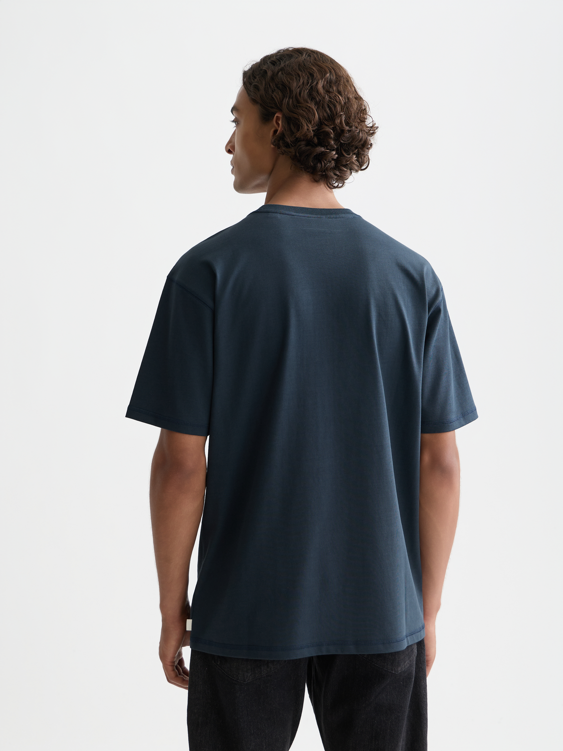 Artwork short sleeve T-shirt by Scotch & Soda featuring colorful graphic design on the back.