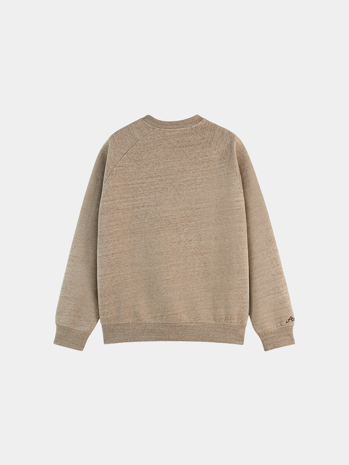 Space yarn sweatshirt by Scotch & Soda, black cozy knit sweat with space-inspired design, front view.