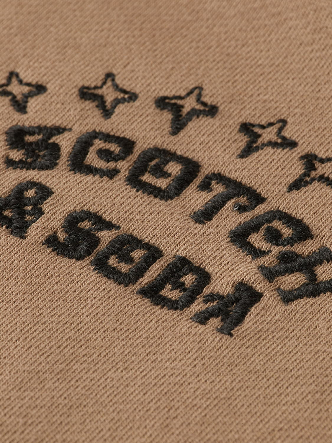 Embroidered hoodie from Scotch & Soda, soft sweats with detailed embroidery, casual style, front view showing design and fabric texture.