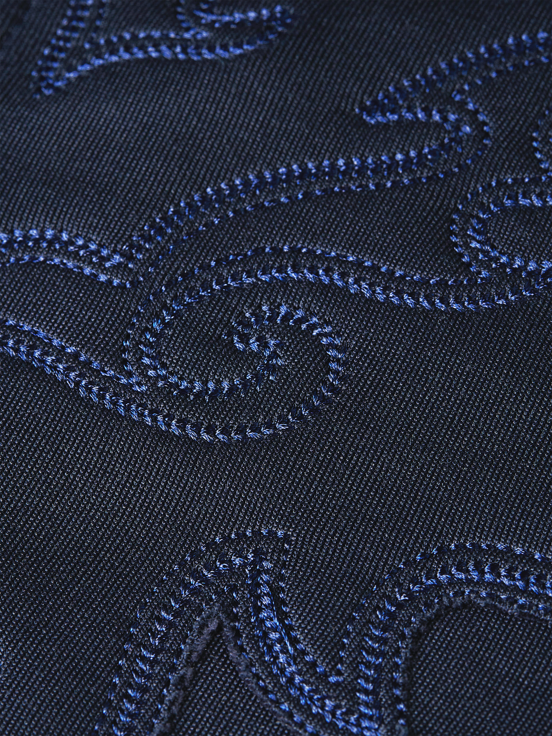 SCOTCH & SODA interlock zip-through sweatshirt, navy sweats with front zipper and ribbed cuffs, casual and comfortable.