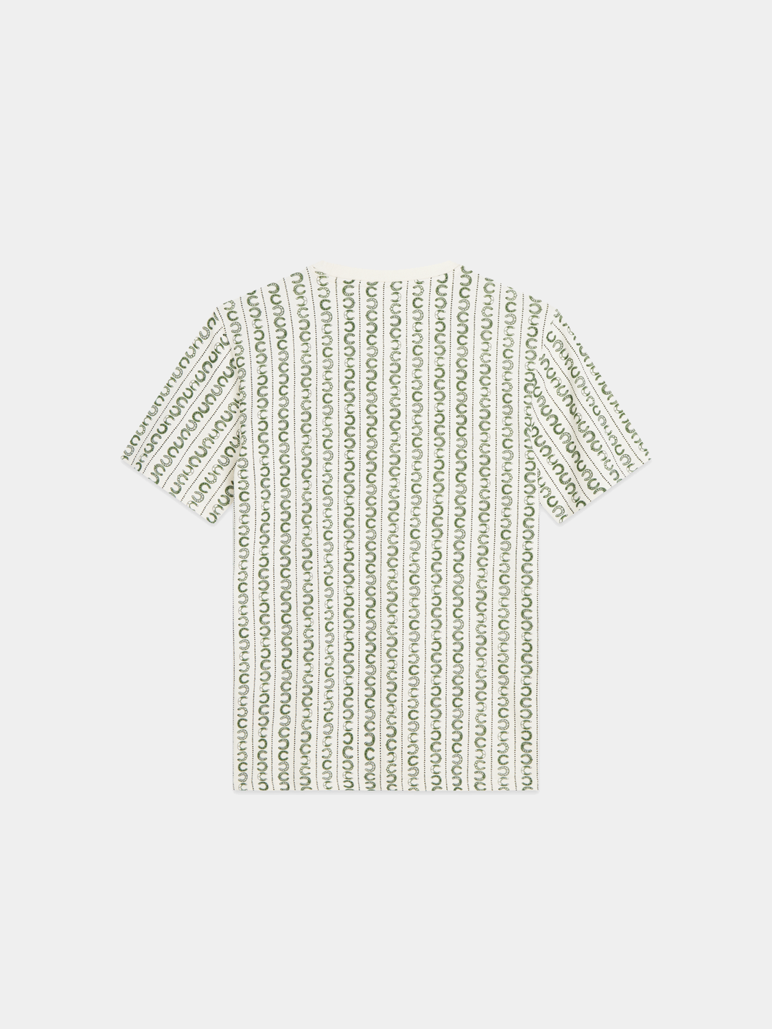 Printed SCOTCH & SODA short-sleeve T-shirt with graphic design, shown in a front view on a plain background.
