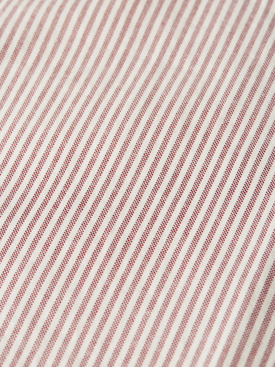 Long-sleeve Scotch & Soda striped Oxford shirt with classic collar and button front, featuring blue and white vertical stripes.