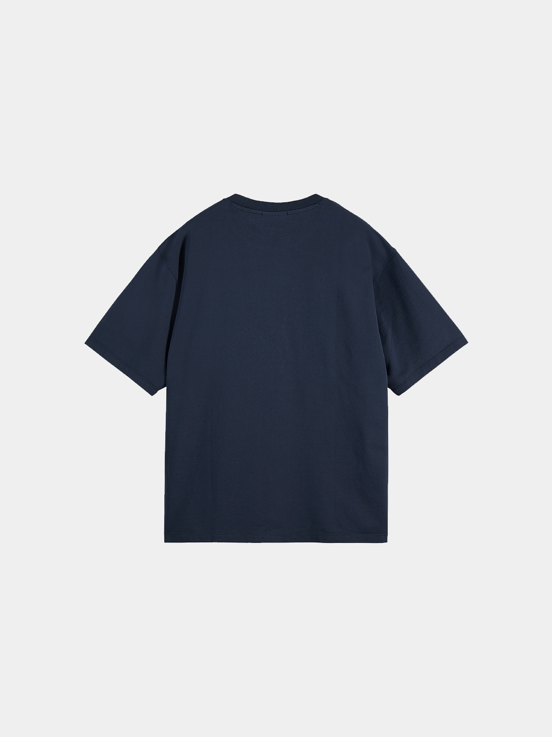 Short sleeve Scotch & Soda t-shirt featuring cross-stitched artwork design on the front, casual and stylish men's top.