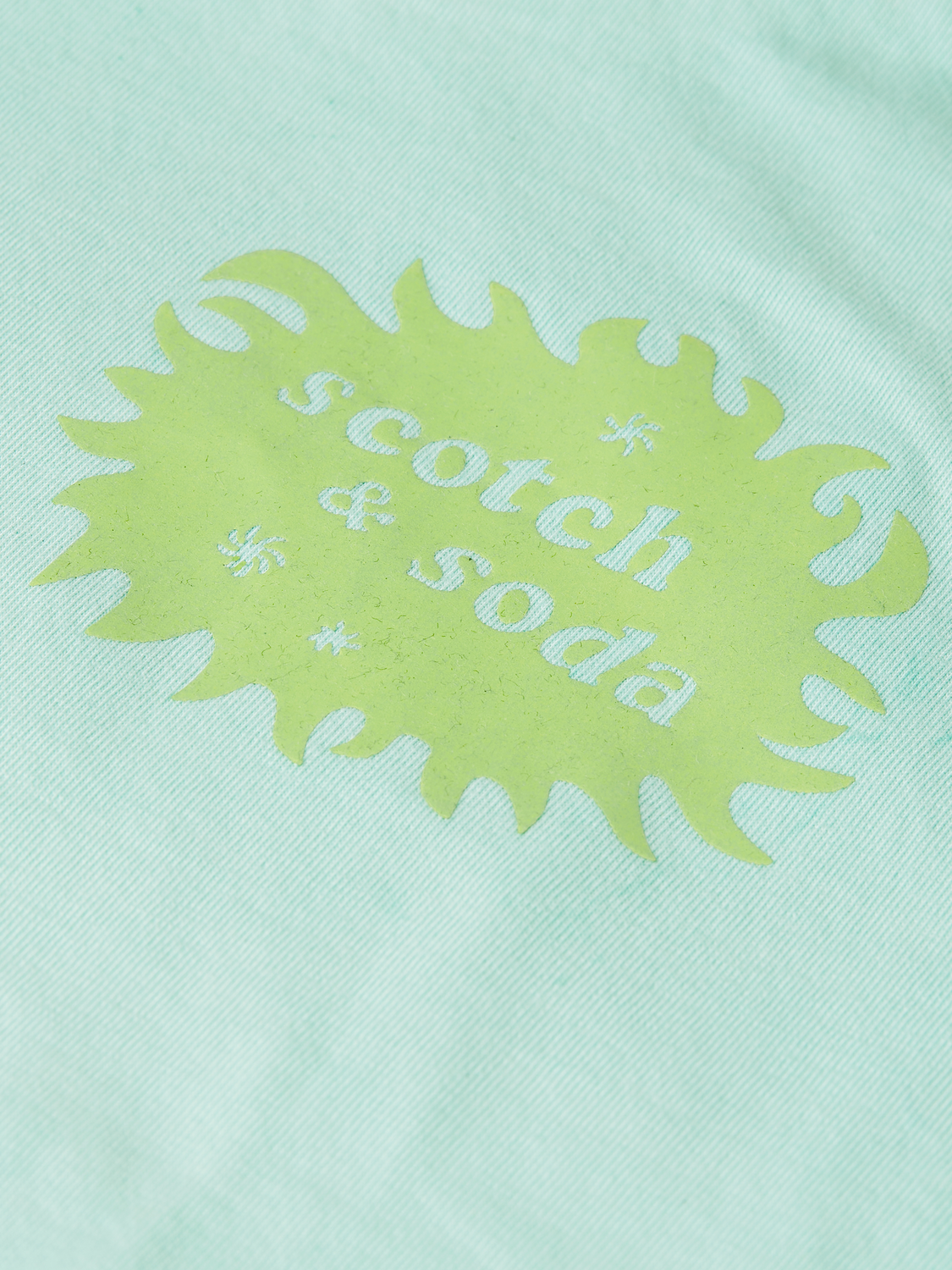 Kids artwork T-shirt by Scotch & Soda, short-sleeve tee with colorful graphic design, casual and comfortable for children.