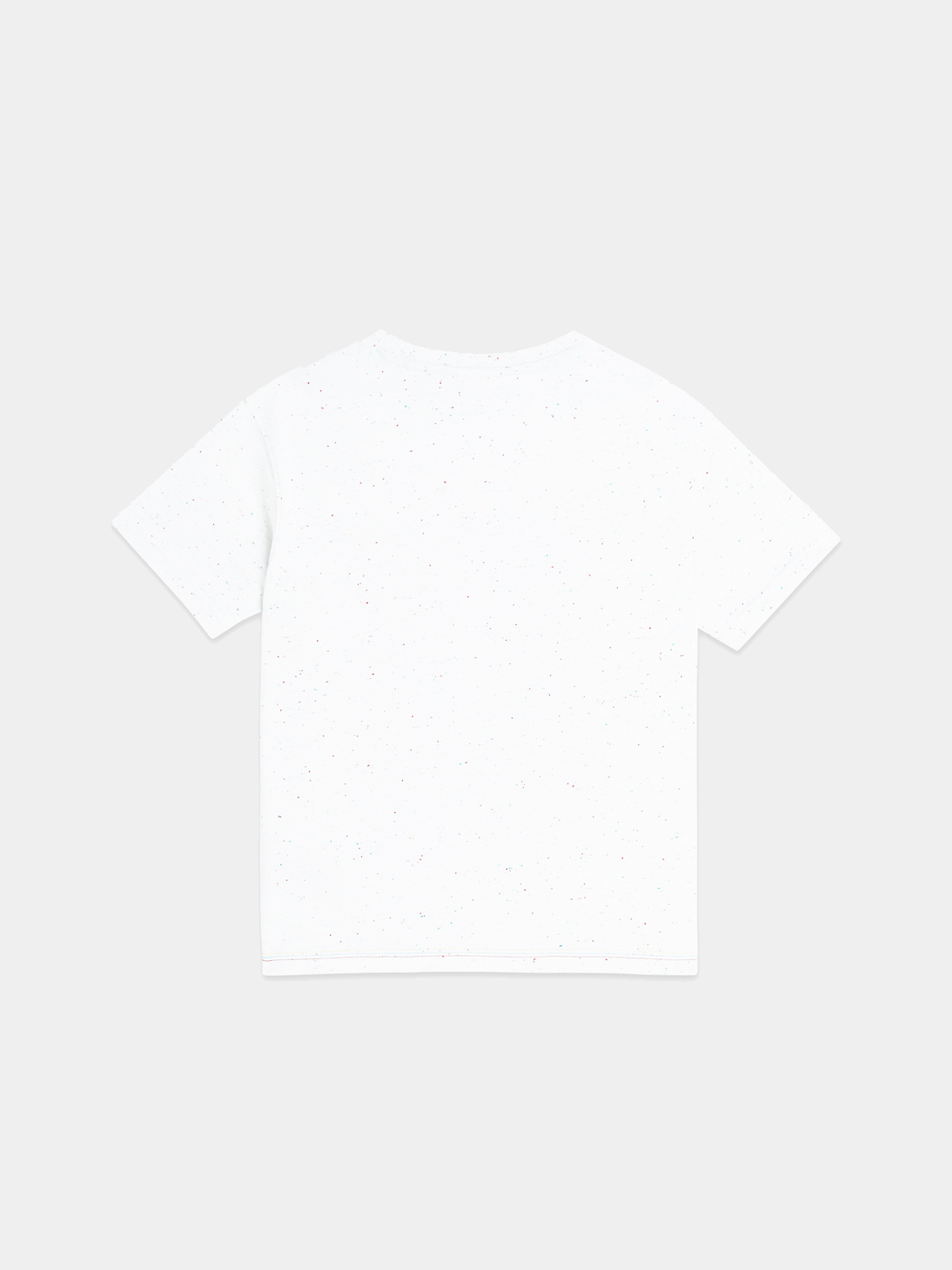 Kids' short-sleeve artwork T-shirt by Scotch & Soda featuring colorful graphic design on front.