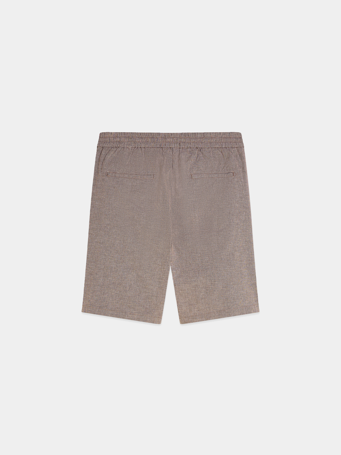 Back view of Fave cotton-linen shorts by SCOTCH & SODA, showcasing their relaxed fit and light fabric for casual wear.