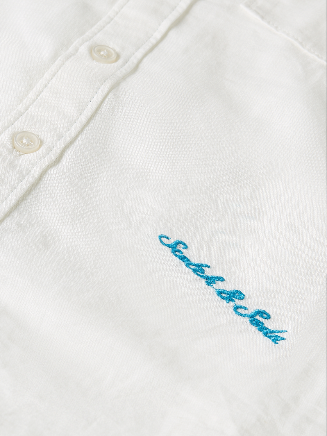 Kids linen long sleeve shirt by Scotch & Soda, featuring a lightweight, breathable fabric in a casual style.