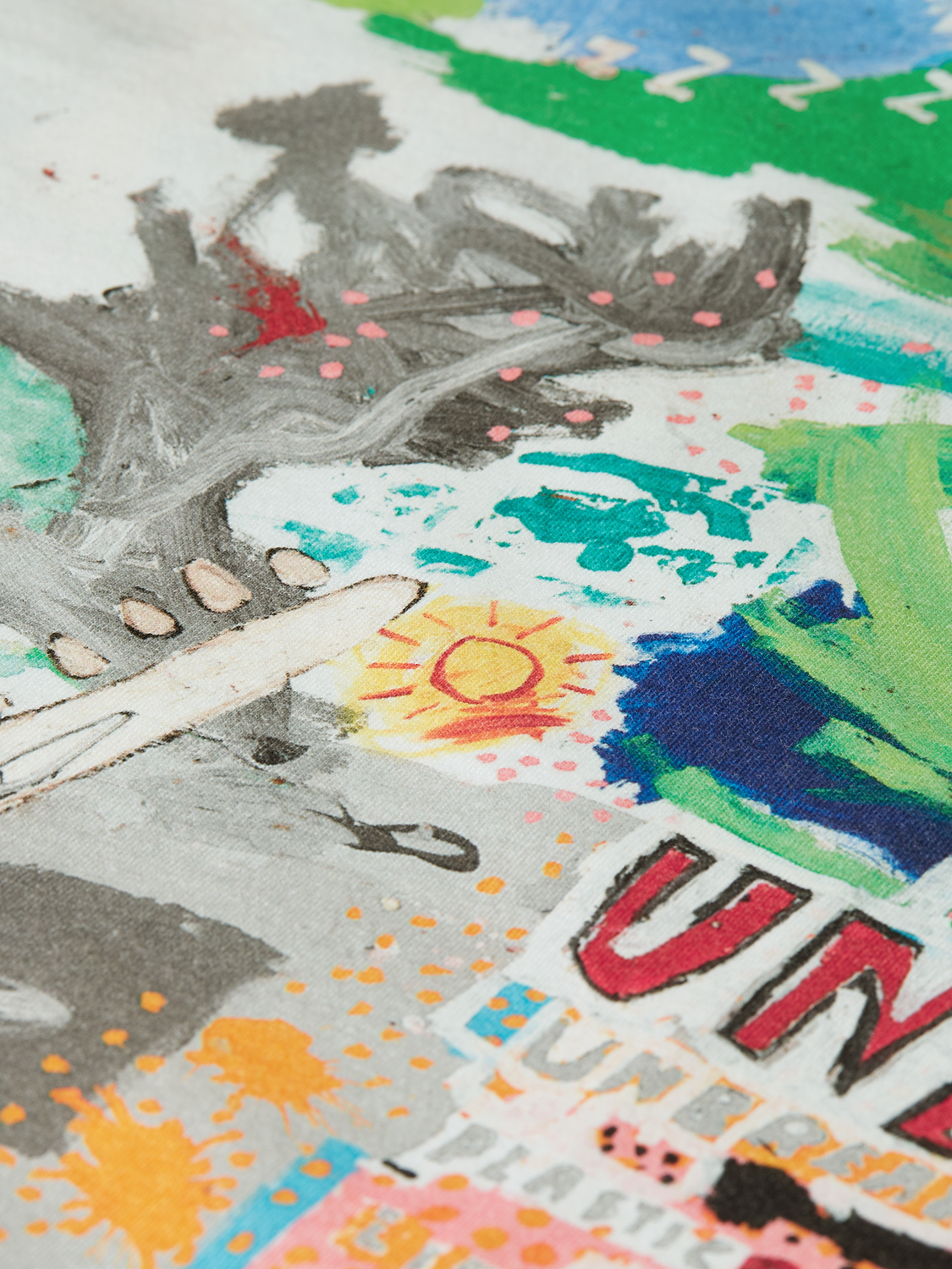 Kids' short-sleeve t-shirt featuring Basquiat artwork by Scotch & Soda, colorful graphic print on a comfortable cotton tee.