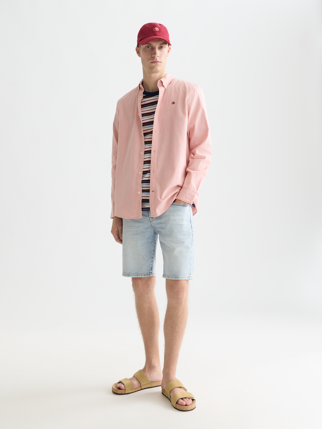 Long-sleeve Oxford shirt by Scotch & Soda, featuring a classic collar and button-down front in a casual, stylish fit.