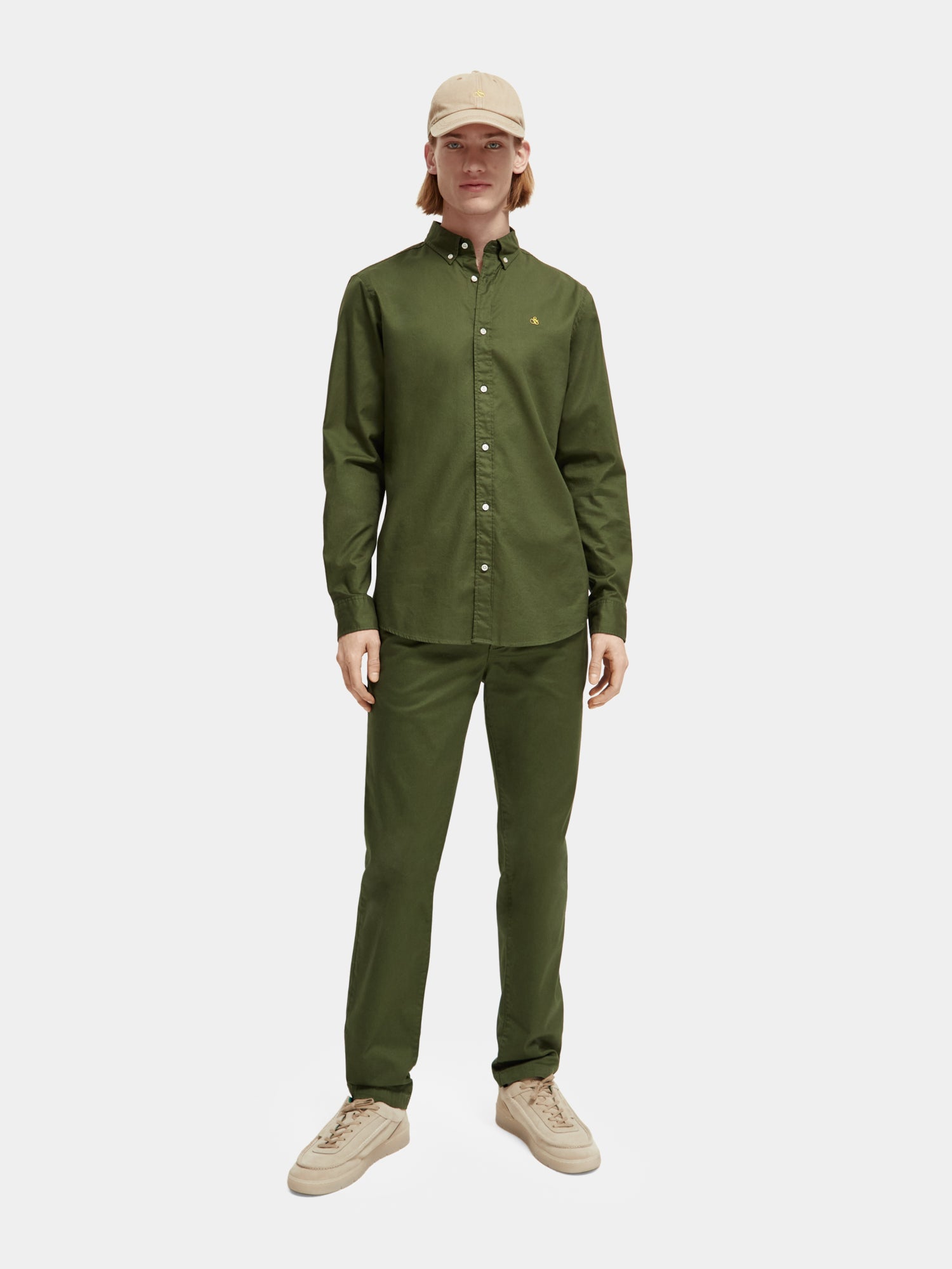 Stuart regular slim-fit chino - Scotch & Soda NZ